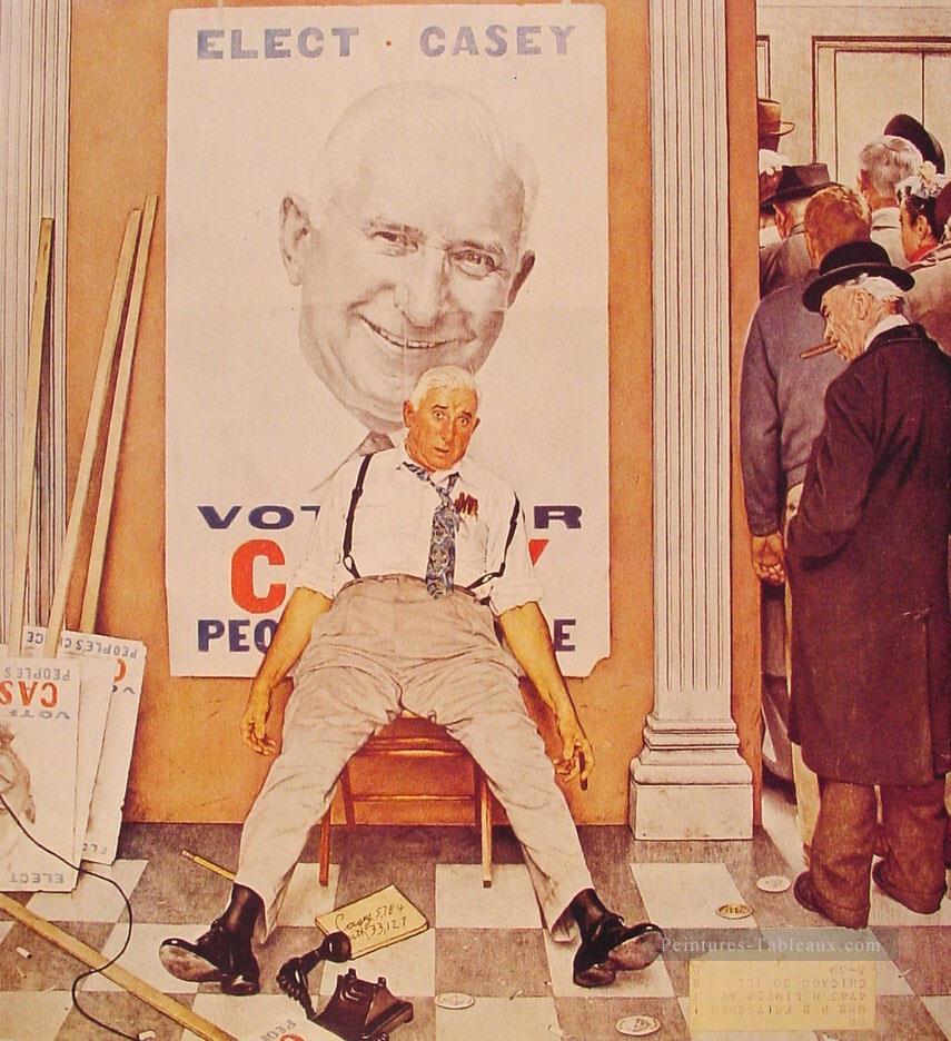 before and after 1958 Norman Rockwell Oil Paintings
